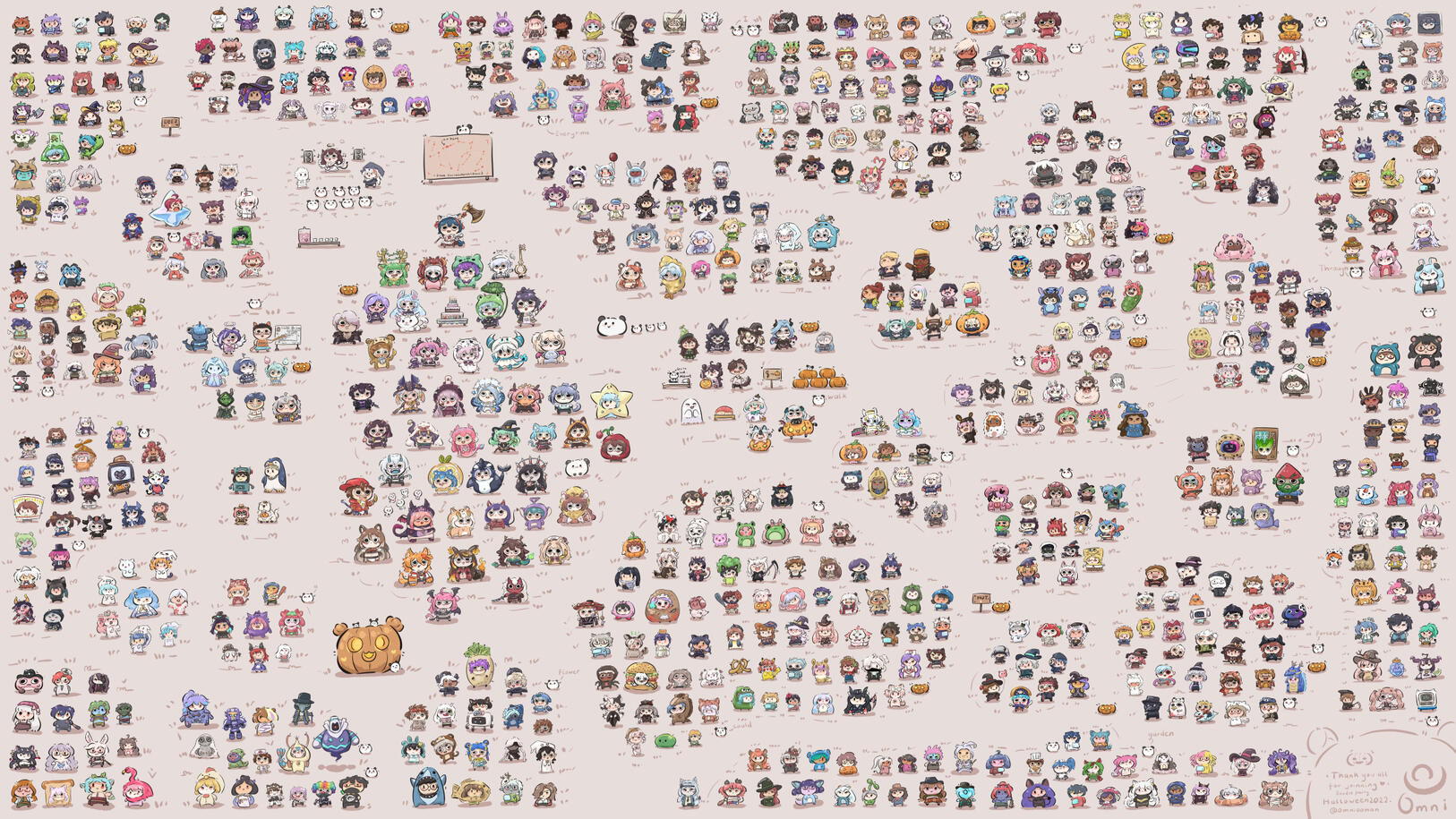 Halloween 2022 First Doodle Party